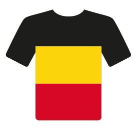Belgische tricolore trui